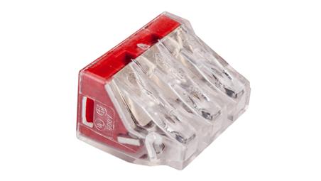 Szybkozłączka 3x 2,5-6mm2 transparentna 773-173 /50szt./-80579