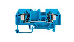 Złączka szynowa 2-przewodowa 6mm2 niebieska 282-904-74129