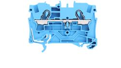 Złączka szynowa 2-przewodowa 4mm2 niebieska 2004-1204 TOPJOBS-73914