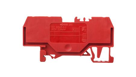 Złączka szynowa 3-przewodowa 2,5mm2 czerwona 280-653-74181