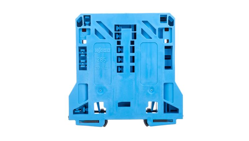 Złączka szynowa 2-przewodowa 50mm2 niebieska 285-154-74256