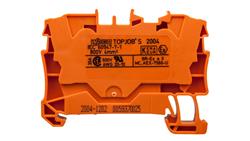 Złączka szynowa 2-przewodowa 4mm2 pomarańczowa 2004-1202 TOPJOBS-74068