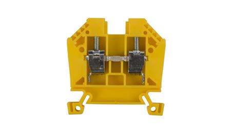 Złączka szynowa 2-przewodowa 10mm2 żółta EURO 10/35 43402N-74179