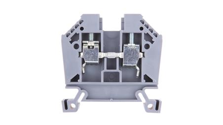 Złączka szynowa 2-przewodowa 10mm2 szara EURO 43402-73991