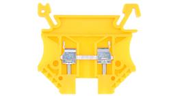 Złączka szynowa 2-przewodowa 2,5mm2 żółta EURO 43408N-74010