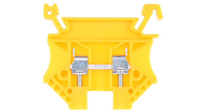 Złączka szynowa 2-przewodowa 2,5mm2 żółta EURO 43408N-74010