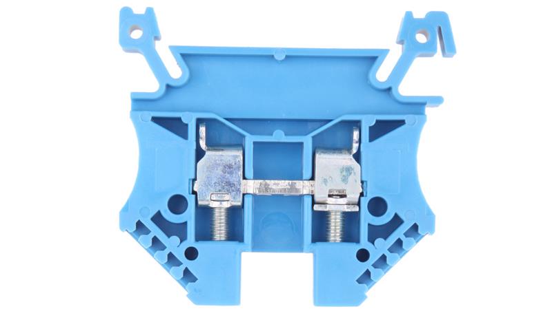 Złączka szynowa 2-przewodowa 4mm2 niebieska EURO 43409BL-73954