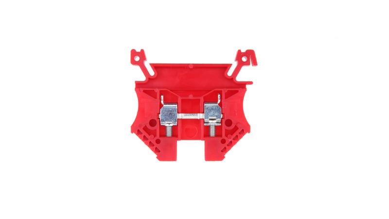 Złączka szynowa 2-przewodowa 4mm2 czerwona EURO 43409RD-74040