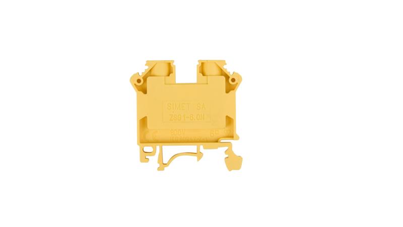 Złączka szynowa 2-przewodowa 6mm2 żółta NOWA ZSG 1-6.0Nz 11421314-73958