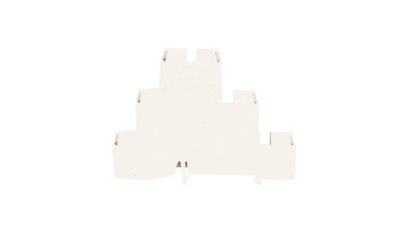 Złączka szynowa 3-piętrowa 2,5mm2 szara L/L/L ZUW 3-2.5 13204312-75236