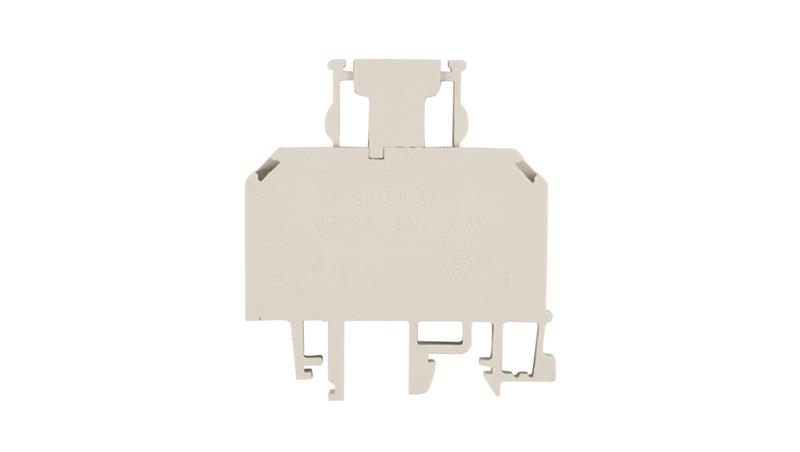 Złączka bezpiecznikowa 2,5mm2 szara 6,9A 5x20mm ZUB 1-2.5 13202312-75470
