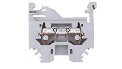 Złączka szynowa 2-przewodowa 4mm2 szara 281-101-73998