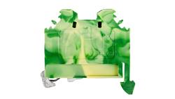 Złączka szynowa ochronna 4mm2 żółto-zielona 281-107-75345