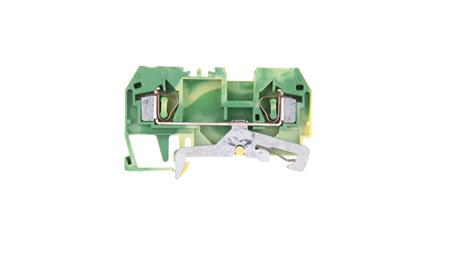 Złączka szynowa ochronna 4mm2 żółto-zielona 281-907-75343