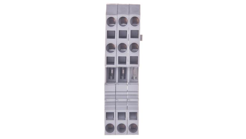 Złączka szynowa 3-przewodowa 4mm2 szara 281-681-74244 Złączka szynowa 3-przewodowa 4mm2 szara 281-681-74244