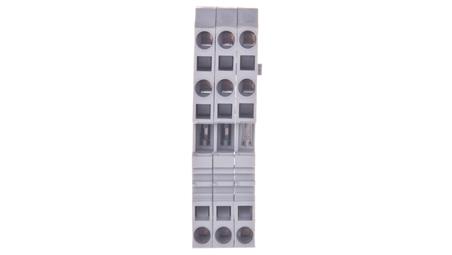 Złączka szynowa 3-przewodowa 4mm2 szara 281-681-74244