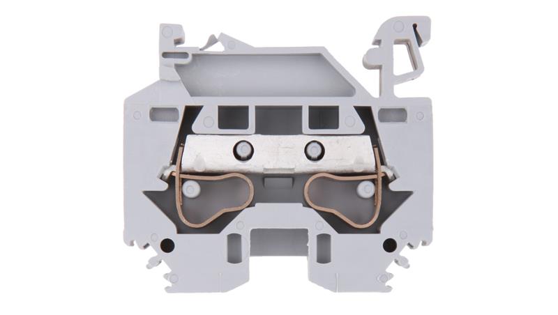 Złączka szynowa 2-przewodowa 10mm2 szara 284-101-74066