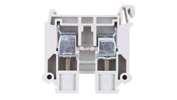 Złączka szynowa 2-przewodowa 16mm2 szara ZSG 1-16.0s 12601312-74148