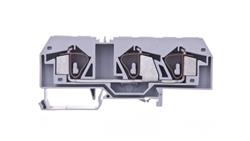 Złączka szynowa 3-przewodowa 16mm2 szara 283-671-74150