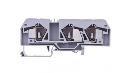 Złączka szynowa 3-przewodowa 16mm2 szara 283-671-74150