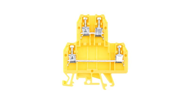 Złączka piętrowa 0,5-4 mm2 żółta ZUG-G/21A00-0001-74231