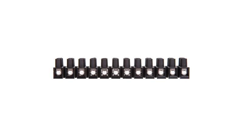 Listwa zaciskowa 12-torowa 6 mm2 czarna LTA 12-6.0d 22412217-80168