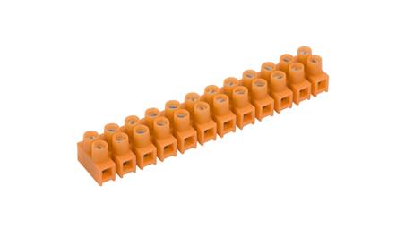 Listwa zaciskowa gwintowa 12-torowa 2.5mm2 pomarańczowa LTF 12-2.5 21210108-80107