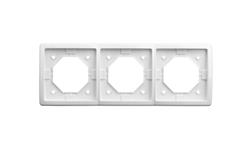 Simon Basic Standard Ramka bryzgoszczelna potrójna IP44 z uszczelką biała BMR3B/11-36855