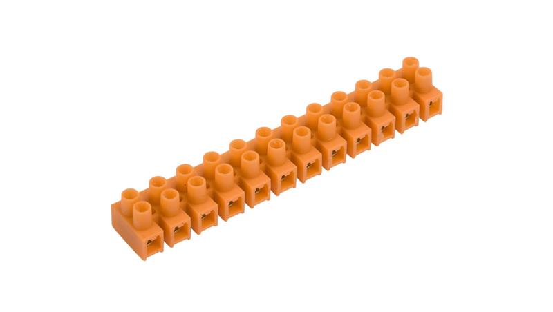 Listwa zaciskowa gwintowa 12-torowa 6mm2 pomarańczowa LTF 12-6.0 21412108-80108