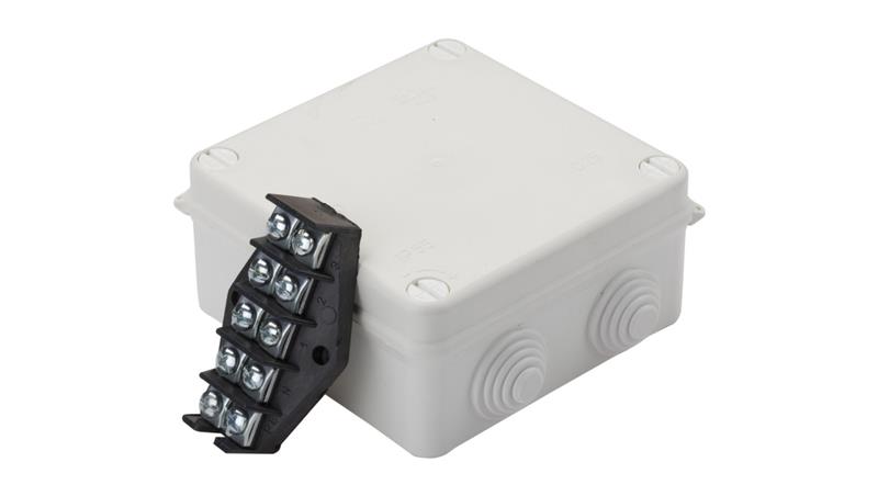 Puszka hermetyczna n/t PK-4 135x135x65mm z zaciskiem 5x10mm2 IP55 biała 0233-01-77430
