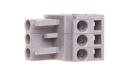 Gniazdo MCS-MIDI Classic kątowe 3-biegunowe szare raster 5mm 232-203/026-000-80223