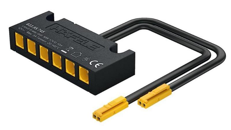 Adapter Multi-White 12V Loox5 do dystrybutora 6-gniazdowego Connect Mesh 83395745-136530 Adapter Multi-White 12V Loox5 do dystrybutora 6-gniazdowego Connect Mesh 83395745-136530