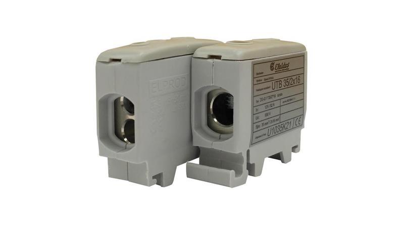 Złączka uniwersalna (Al/Cu) UTB 35/2×16 - Szara-146078 Złączka uniwersalna (Al/Cu) UTB 35/2×16 - Szara-146078
