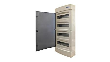 Obudowa natynkowa z tworzywa 4x12 IP40 d.transparentne N+PE-147288