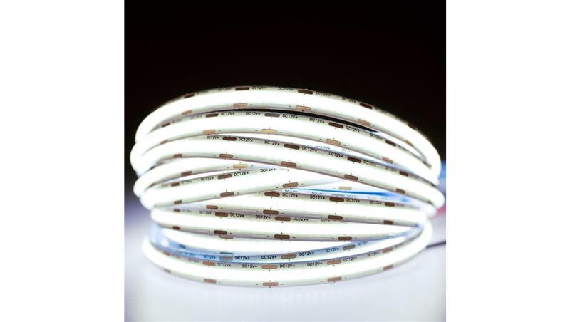 Taśma LED Pasek COB 12V 50W 1920LED Zimna 8mm 5m-141904 Taśma LED Pasek COB 12V 50W 1920LED Zimna 8mm 5m-141904