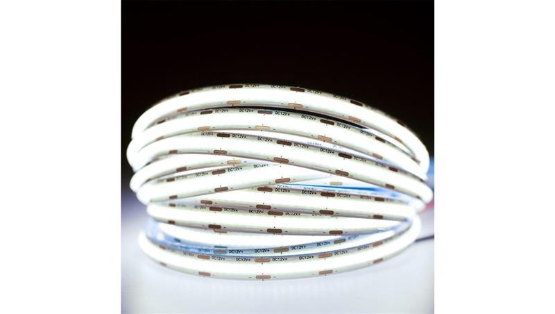 Taśma LED Pasek COB 12V 50W 1920LED NEON IP65 Zimna 8mm 5m-141577