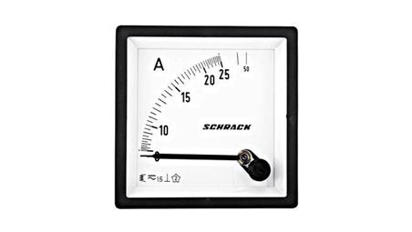 Amperomierz 72x72mm, 25A AC, pomiar bezpośredni-117614