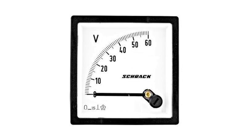 Woltomierz 72x72mm, 60V DC-117730