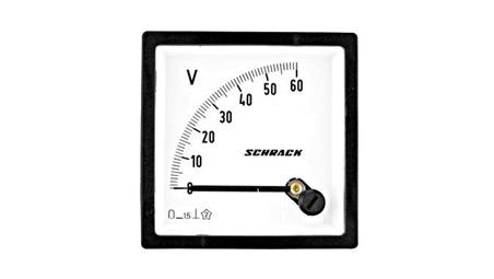Woltomierz 72x72mm, 60V DC-117730