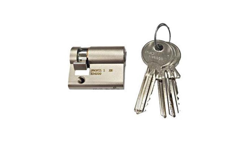 Zamek półcylindryczny H-36000 z 3 kluczami-146503