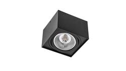 CHLOE AR111 NATYNKOWA GU10 250V IP20 145x145x100 CZARNY kwadratowa ruchoma-134933