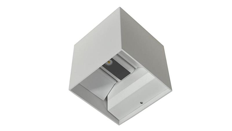 Oprawa elewacyjna LED Kreon 2*3w kwadrat 4000K bi-133050