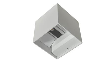 Oprawa elewacyjna LED Kreon 2*3w kwadrat 4000K bi-133050
