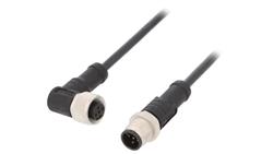 M12A05ML12AFRSB001 Kabel do czujników/automatyki 5PIN M12-M12 1m wtyk wtyk-127976