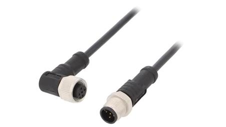 M12A05ML12AFRSB001 Kabel do czujników/automatyki 5PIN M12-M12 1m wtyk wtyk-127976