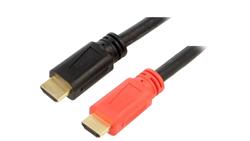 AK-330105-150-S Kabel HDMI 1.3 ze wzmacniaczem HDMI wtyk z obu stron PVC 15m-120021