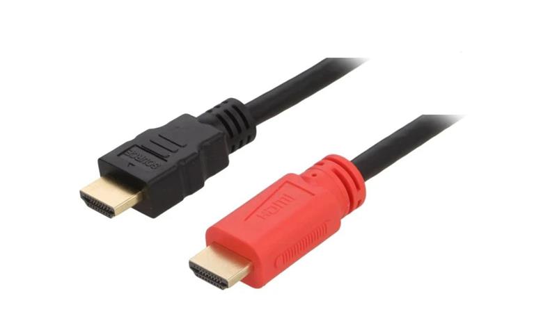 AK-330118-100-S Kabel HDMI 1.4 ze wzmacniaczem HDMI wtyk z obu stron 10m-120028