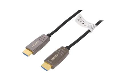 AK-330126-100-S Kabel HDCP 2.2,HDMI 2.1 optyczny HDMI wtyk z obu stron 10m-120041