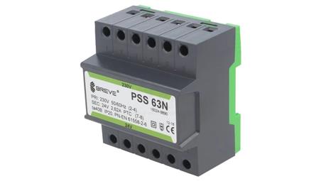 PSS63N/230/24V Transformator sieciowy 63VA 230VAC 24V Wypr listwa zaciskowa-117003