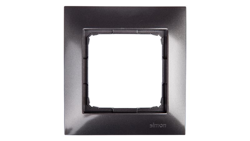 Simon 54 Premium Ramka pojedyncza antracyt /do karton-gips/ DRK1/48-36534